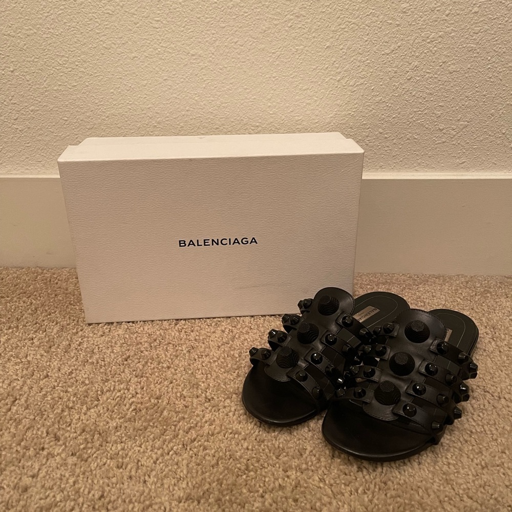Balenciaga Women’s Studded Sandals